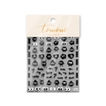 Adesivi per unghie con occhi di sprite di carbone e membrana ultra sottile e flessibile - Stile Soot Sprite (to2599)