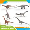 Miniature realistic long-neck dinosaur set with 6 diverse plastic figures, weight 44g - Dinosaur Model Set Style Two (BL-1618)