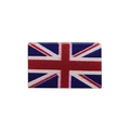 Taktischer PVC Union Jack Flaggen-Patch mit Klettverschluss für die Ausrüstung - 2x1cm / Mini Großbritannien Flagge