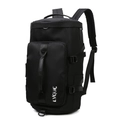 With Independent Shoe Compartment Black