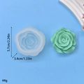 3D καλούπι σιλικόνης τριαντάφυλλο για κεριά αρωματοθεραπείας, διάμετρος 5,7 εκ. - Μεγάλο