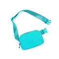 Marsupio in nylon impermeabile verde menta con tracolla regolabile e fibbia solida - Blu Acqua