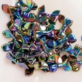 Bowknot beads with UV colorful plating for DIY jewelry and mobile charms - Black