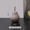 Sculpture de poire minimaliste en céramique lilas, décor nordique moderne, hauteur 11cm - Poire / S / Lavande