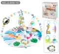 Manta de juegos para bebés con diseño de animales y juguetes, variante JL669-1C - Gimnasio Bebé Animales de la Selva Estilo C (NO.JL669-1C) / 75x75x50cm