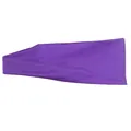 Cinta elástica de punto morada para el pelo con textura acanalada para fitness de hombre - Púrpura profundo