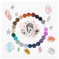 Colorful 7 chakras stone bracelet for anxiety relief with natural tiger eye and crystals - Anxiety Stress Relief Style 8 (Anxiety Stress-8)