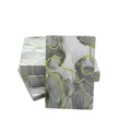 Elegant marble pattern jewelry display cards with gold glitter accents for earrings - 6x9cm / Gilded Clouds No.8