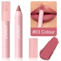Crayon rouge à lèvres mat teinte #03 Vieux Rose avec nuances et texture lisse - LP-A03