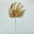 Feuille de palmier artificielle dorée pour compositions florales avec tige - Feuille de Palmier Dorée 41cm