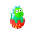 Cartoon green dinosaur egg silicone bead accessory for baby pacifier clips and crafts - Baby Dinosaur