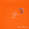 Miniature transparent 1cm dollhouse water cup model with handle for DIY crafts - 18# Miniature Mug with Handle