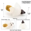 Realistic long net stinkhorn mushroom model made of solid plastic for decoration - Long Net Stinkhorn (T15512)