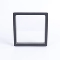 Square black PE film floating jewelry display box for rings and necklaces - Floating Box (With Hook) / 90*90*20mm / Black