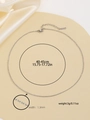 Dettaglio collana croce argento con lunghezza 40-45cm e larghezza catena di 1,3mm - Argento (larghezza 1,3 mm)