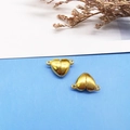 Golden heart-shaped magnetic clasp for DIY necklace and bracelet jewelry making - Gold Heart (16x10mm)