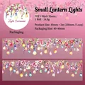 Nastro adesivo PET decorativo con lampadine floreali ed effetto lucido per scrapbooking - Luce di Fiori