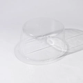 Détail d'un support de chapeau en PVC transparent pour maintenir la forme des casquettes - Support de Chapeau Transparent Sommet Rond
