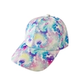 Kinder Baseballkappe mit Einhorn-Stern-Print und buntem Regenbogen-Farbverlauf - Blaugrün Silber Stern Einhorn