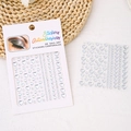 3D self-adhesive heart and pearl face gems stickers for body and nail art - Face AB Heart Stickers / AB Color