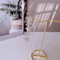Cerchietto stelle argento con cristalli su base in metallo per un accessorio capelli di lusso - Design a Stella Marina