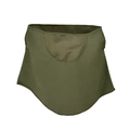 Olive green outdoor tactical sun protection neck gaiter with breathable mesh panel - Single Mask - Army Green