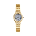Orologio donna quadrato oro con castone di diamanti e quadrante con numeri romani - Oro