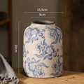 Blue and white porcelain flower vase with ice crackle glaze, height 20cm style - Blue and White Crackle A087S