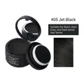 MAYCHEER hairline shadow powder #05 Black with mirror and sponge for dark hair - 5# Deep Black