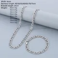 Detaillierte Größentabelle für 6mm Edelstahl-Panzerketten und Armbänder - 1:1 Langgliedriges Vertikale Textur Panzerkette (Stahlfarbe) / Armband 20CM