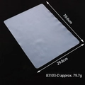 Translucent white silicone mat for DIY resin jewelry making, size 39.6cm by 29.8cm - 39.6cmx29.8cm / Translucent White