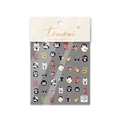 Pegatinas 5D para uñas con relieve y bonitos diseños bordados de panda y pingüino - Estilo de Bordado de Animales(to753)