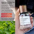 White tea car air freshener with 160ml glass bottle and wooden textured lid - Large Time - Pure White Tea