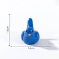 Miniature blue resin bird figurine for moss landscapes, measuring 1.6cm by 1.6cm size - Blue Bird