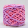 Lana de chenilla gruesa en tonos rosa y púrpura para tejido a mano y manualidades DIY - Púrpura Claro Rosa Jaspeado (48)