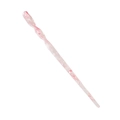 Elegante roze acetaatate haarspeld met marmerpatroon en gedraaid harsontwerp - Roze Bloemen
