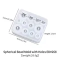 Sphere Bead Mold With Hole ED#268