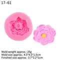 Stampo in silicone per rose e peonie per sapone fatto a mano e lavori in gesso - Rosa 4#