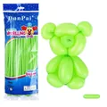 100er-Pack matte fruchtgrüne Modellierballons für kreative Tierfiguren und Deko - 100 Stk/Packung / Matt Fruchtgrün