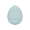 Lichtblauwe druppelvormige vinger make-up puff met een sponsachtige textuur - 1 Stuk/Los / Blauw