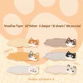 Cat illustration index stickers set with 180 sheets of colorful cat-themed notes - Cat Message Index Stickers