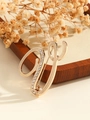 Elegant gold-tone letter V brooch with sparkling rhinestones for classic styling - Gold Letter V