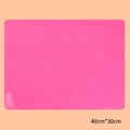 Tappetino in silicone rosa per impastare per alimenti 40x30cm con misure graduate - Tappetino Rosa 40*30cm