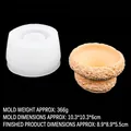 Silicone mold for resin flower pots with volcano rock texture finish, model B1098 - 2# B1098 / Clear