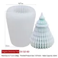 Origami Christmas tree silicone mold for 3D cake decorating and resin crafts - Origami Christmas Tree