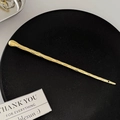 Elegant gold metal hair pin with hammered texture and traditional Chinese tassel design - Scepter Gold