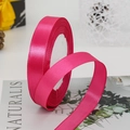 Roll of 1.5cm rose red satin ribbon for wedding gift packaging and DIY crafts decor - Rose Red