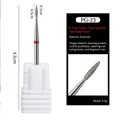 Fine spindle diamond nail drill bit PG-23 for cuticle cleaning and Russian manicure - PG-23 Fine Shuttle