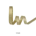 Nastro glitterato dorato scintillante largo 15mm per decorazioni natalizie e fai da te - 1.5CM*25 Yards / Oro