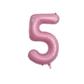 40-inch gradient pink number 5 foil balloon for birthday party decorations - Number 5 / Pink
